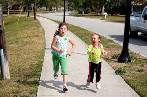 Fewer children are walking home from school because of parent concerns.