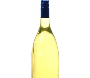 Darker and thicker bottles absorb more light so less reaches the white wine.