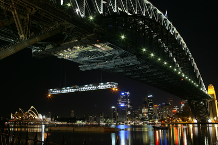 A number of moveable gantries located beneath the road and rail deck of the Sydney Harbour Bridge were recently upgraded, using a complete drive solutions package from SEW-EURODRIVE.