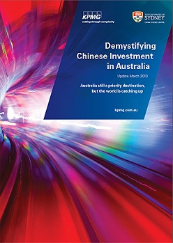 The report found Australia is facing increasing competition from other countries for Chinese investment dollars.