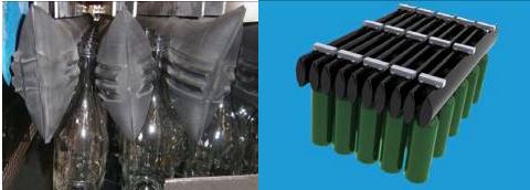 Pronal Palletising Grippers are designed for the glass industry to securely grip bottles and flasks for palletising and depalletising.