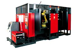 Firms can automate their welding jobs using a "packaged" pre-engineered system that is easily programmed to their changing needs.