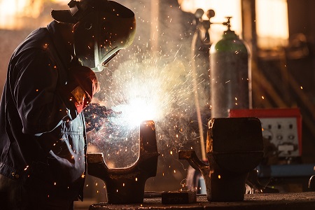 How can you protect yourself from potential harm whilst welding?