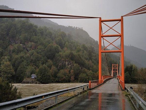 One of the Bridges in Chile where Dynamic Load Testing was conducted