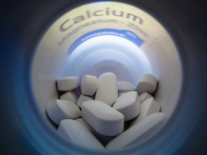 'Calcium supplements are often prescribed to older (postmenopausal) women to maintain bone health.'