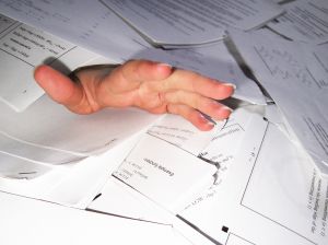 Buried under paperwork? It could be affecting your health.