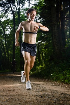 Wearable wireless sensors help joggers record their exercise and share results with friends.