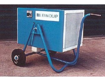Mobile Fanquip electric heater.
