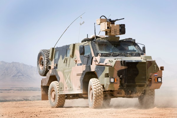 An Australian Made Bushmaster, deployed in Afghanistan by the Royal Netherlands Army