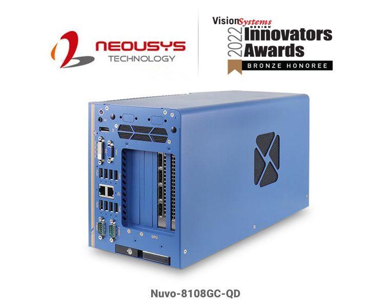 Neousys Technology honored by Vision Systems Design 2022 Innovators Awards Program