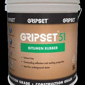 Gripset 51 | Solvent FREE Bitumen Rubber Membrane | 5 LITRE PAIL