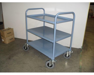 Powdercoated Traymobile 3 Tier With "Soft" Castors
