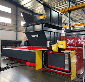 Twin Ram Plastic Film Baler for High Volume Recycling Operations