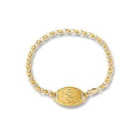 Medical Alert Bracelet | Gold-Filled Belcher Bracelet