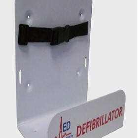 AED White Wall Bracket for Defibrillators