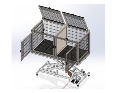 Veterinary Cage | Customised Koala Cage with Lifting Base