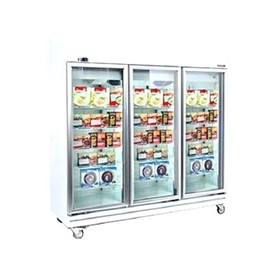 Commercial 3 Glass Door Upright Freezer | UF1500LF