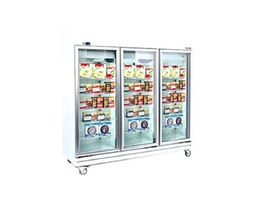 Bromic - Commercial 3 Glass Door Upright Freezer | UF1500LF