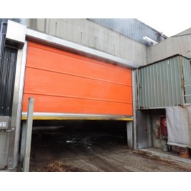 Corrosion Resistant Roller Doors Installed in Waste Processing Plants