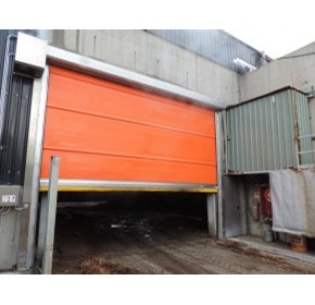 Corrosion Resistant Roller Doors Installed in Waste Processing Plant Corrosion Resistant Roller Doors Installed in Waste Processing Plant