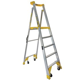 Bailey P170 Aluminium Platform Ladders with wheels