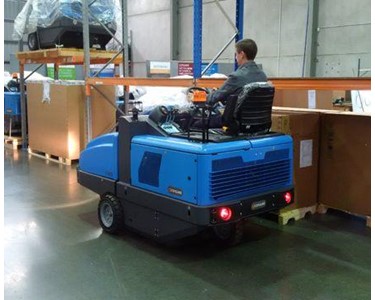 Conquest - PB160E Electric Ride-On Industrial Sweeper | RENT, HIRE or BUY