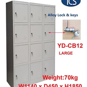 XL 12 Door Metal Storage Locker - YD-CB12