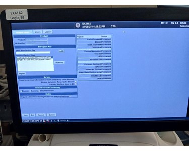 GE - Logiq E9 Ultrasound EX4162