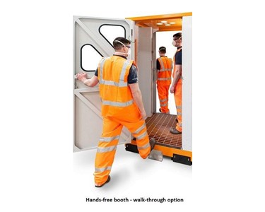 JetBlack - Hands-free Personnel Cleaning Booth