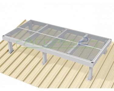 Engineered Modular Aluminium Platform Kit with Handrails | Access2