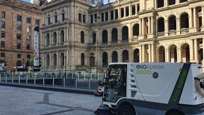 EcoSweep 2000: 100% Electric. Revolutionising Urban Street & Road Sweeping