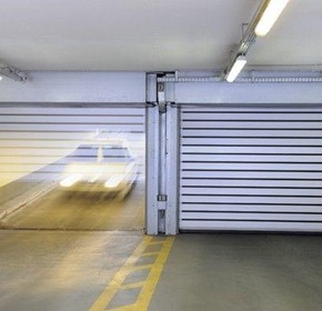 High speed carpark doors