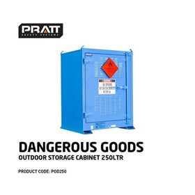 250L Outdoor Dangerous Goods Storage Cabinet
