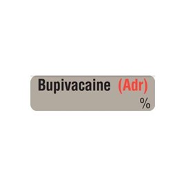 Drug Indentificaton Label - Gren & Grey | Bupivacaine (Adr)