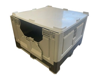 Collapsible Mega Bin Shown with Optional Lid