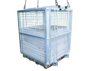 Safety brick cage for the construction industry