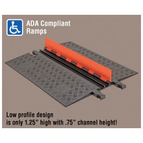 Low Profile Cable Protector | Guard Dog 2 Channel - ADA Compliant