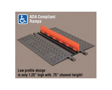 Low Profile Cable Protector | Guard Dog 2 Channel - ADA Compliant