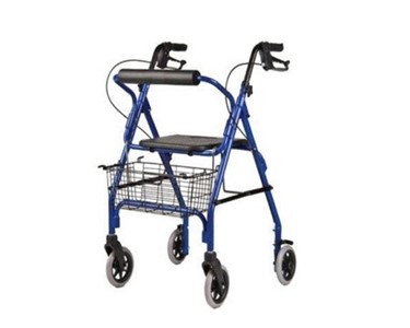 Walking Aids | Deluxe Walker With Hand Brakes and Seat