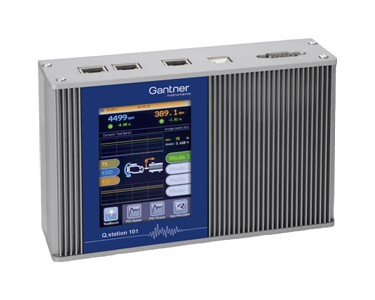 The Q.series q.station test controller features a built in colour screen