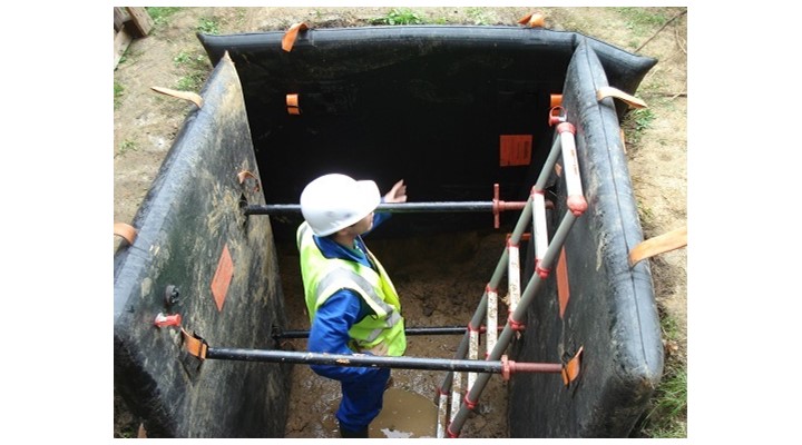 The Blindeo shield, from Pronal elastomer engineering company, was developed in response to European labour legislation requiring that excavations deeper than 1.3 metres with vertical walls have to be secured.