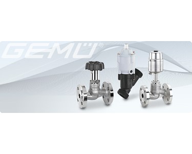 Angle seat globe valves and Globe valves from Gemu Australia.