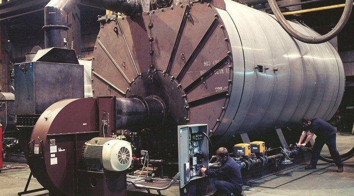 Dehumidification to prevent corrosion in a boiler room
