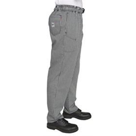 Professional Black Check Trousers | B406-XXL