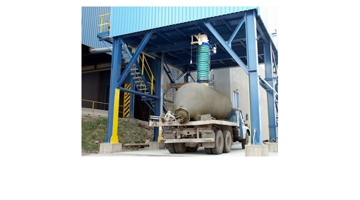 Loading bellows are designed for the efficient, dust-controlled loading of dry, dusty bulk solids materials into open truck and tanker containers.