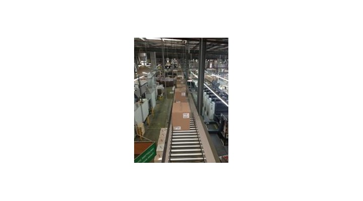 Overhead carton conveyors - cost effective and space saving