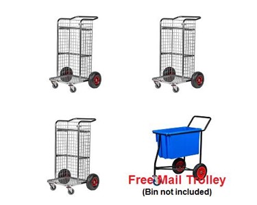 Flat Free Office Trolley Package | Wagen