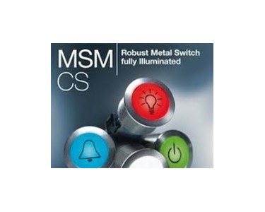 Metal Switch with Ceramic Actuator | Schurter MSM CS