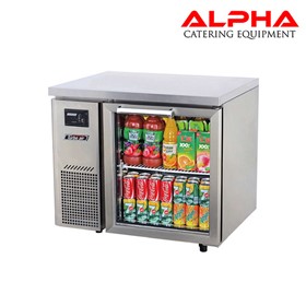 Undercounter Glass Door Refrigerator | Alpha Catering