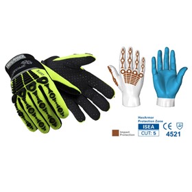 Impact Protection Safety Gloves | Chrome Series 4026